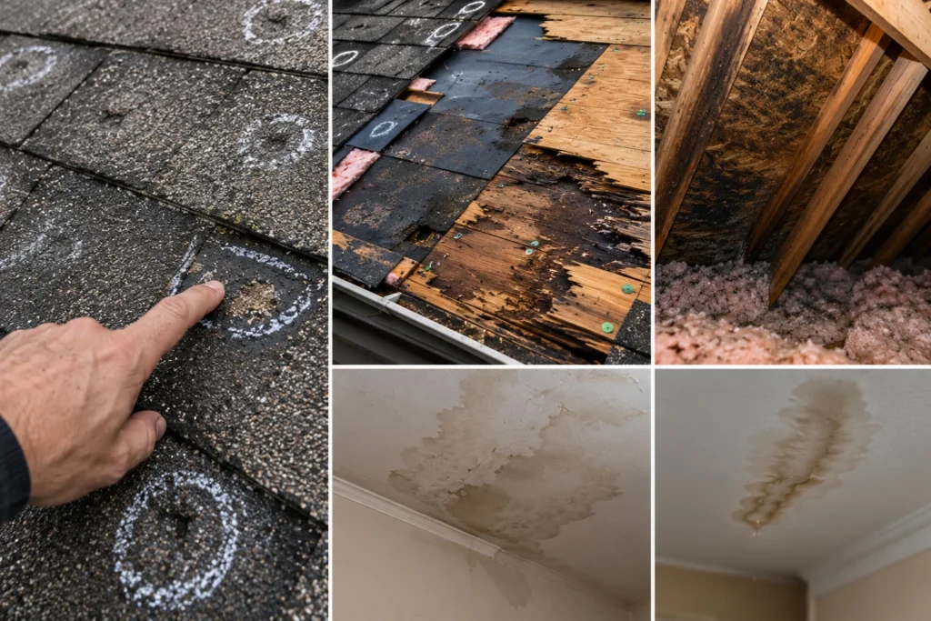 Heavy Hail Roof Insurance Claim 4