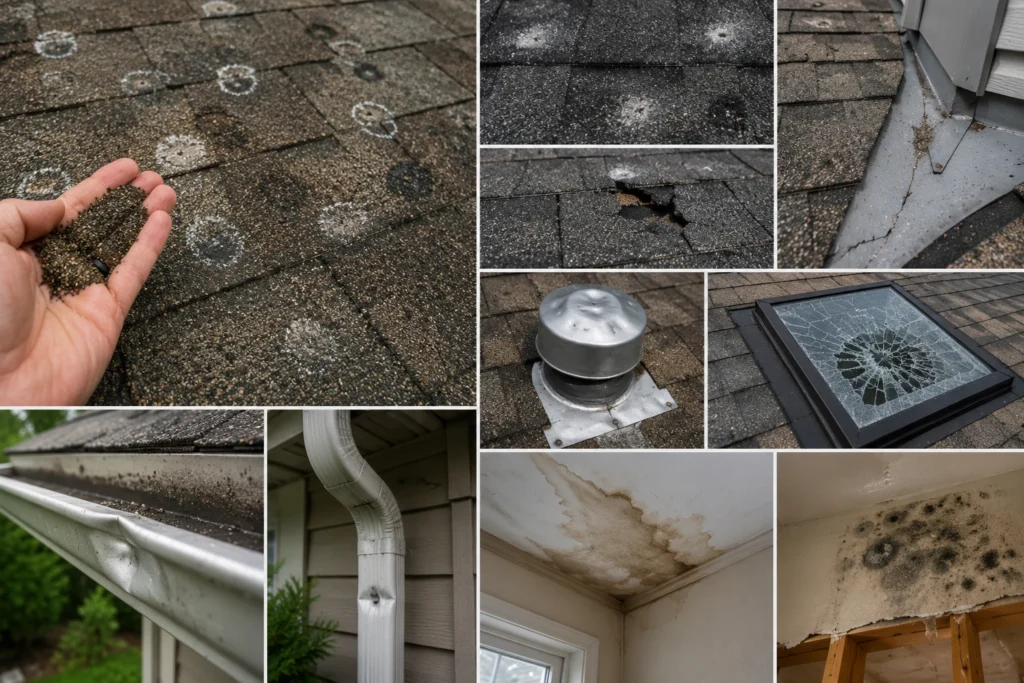 Roof Hail Damage Insurance Claim 3